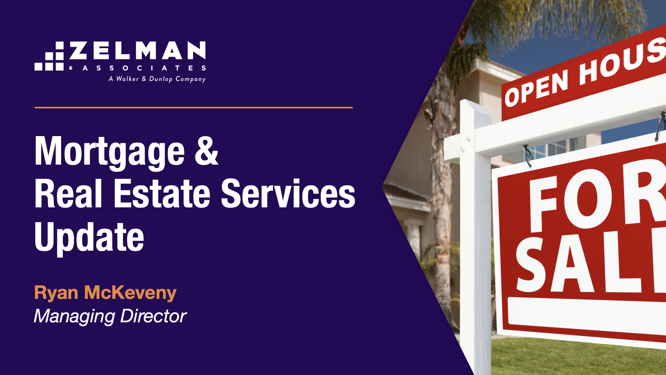 Mortgage & Real Estate Services Update