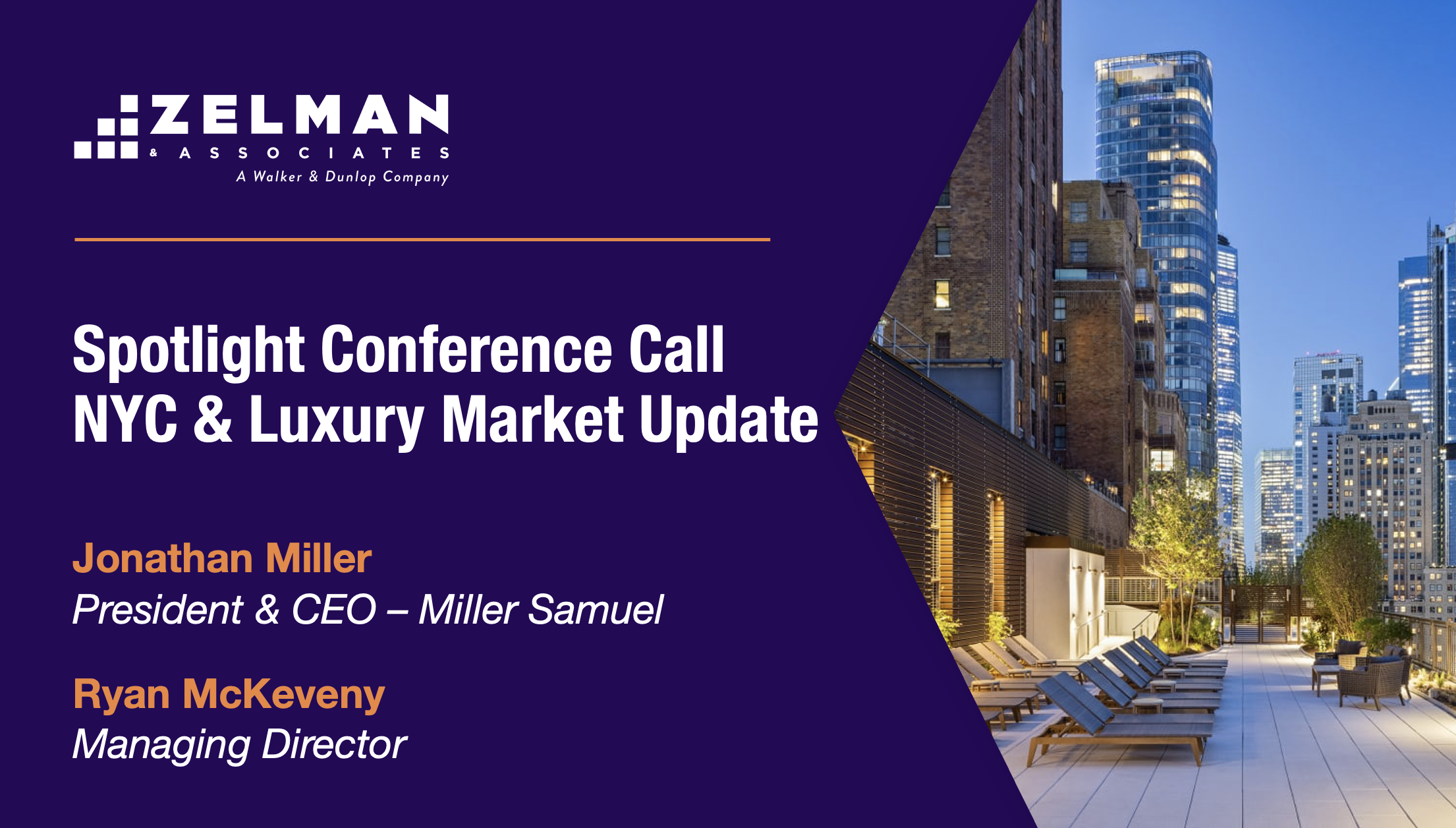 Spotlight CC: NYC and Luxury Market Update