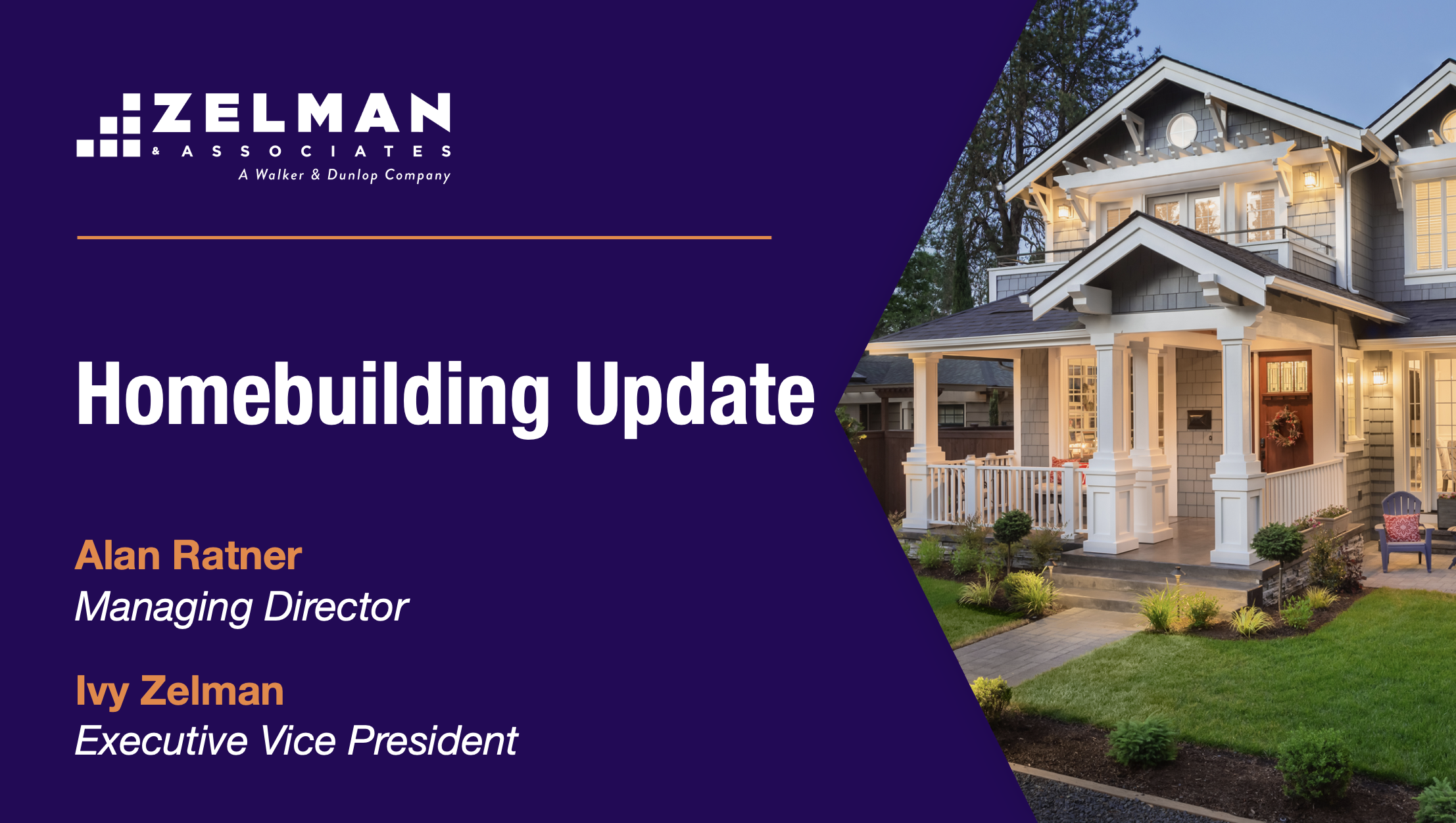 Homebuilding Update