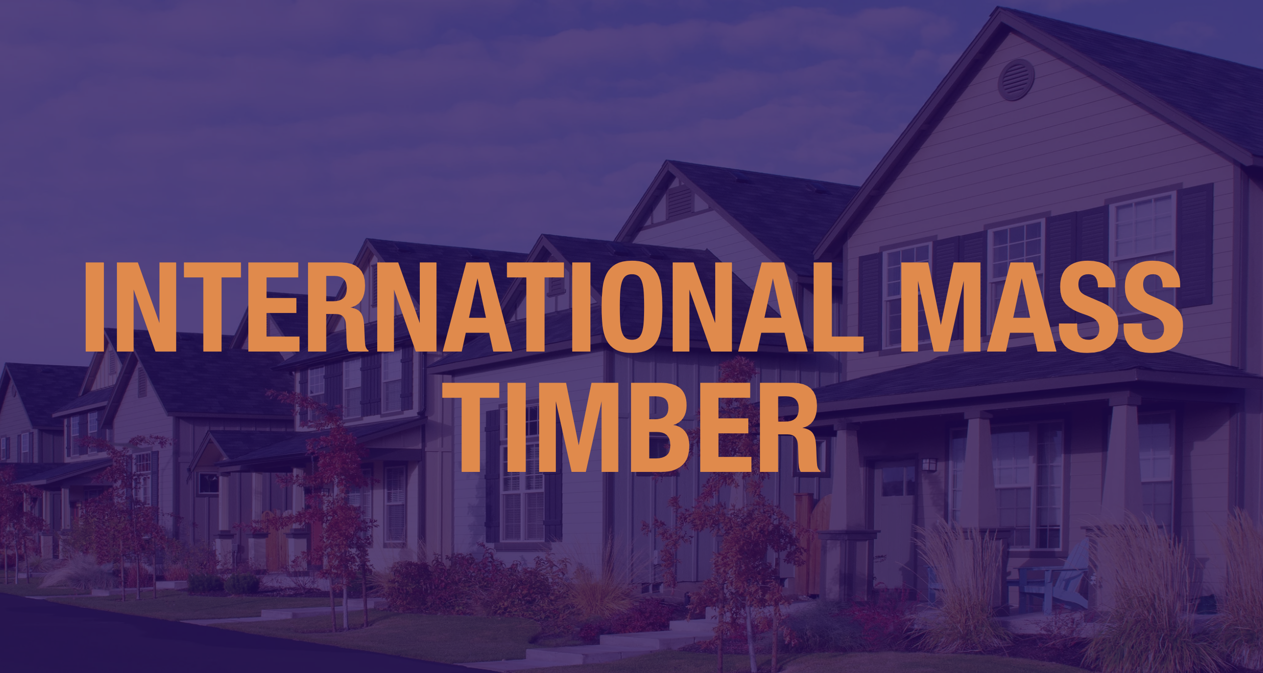 International Mass Timber Conference