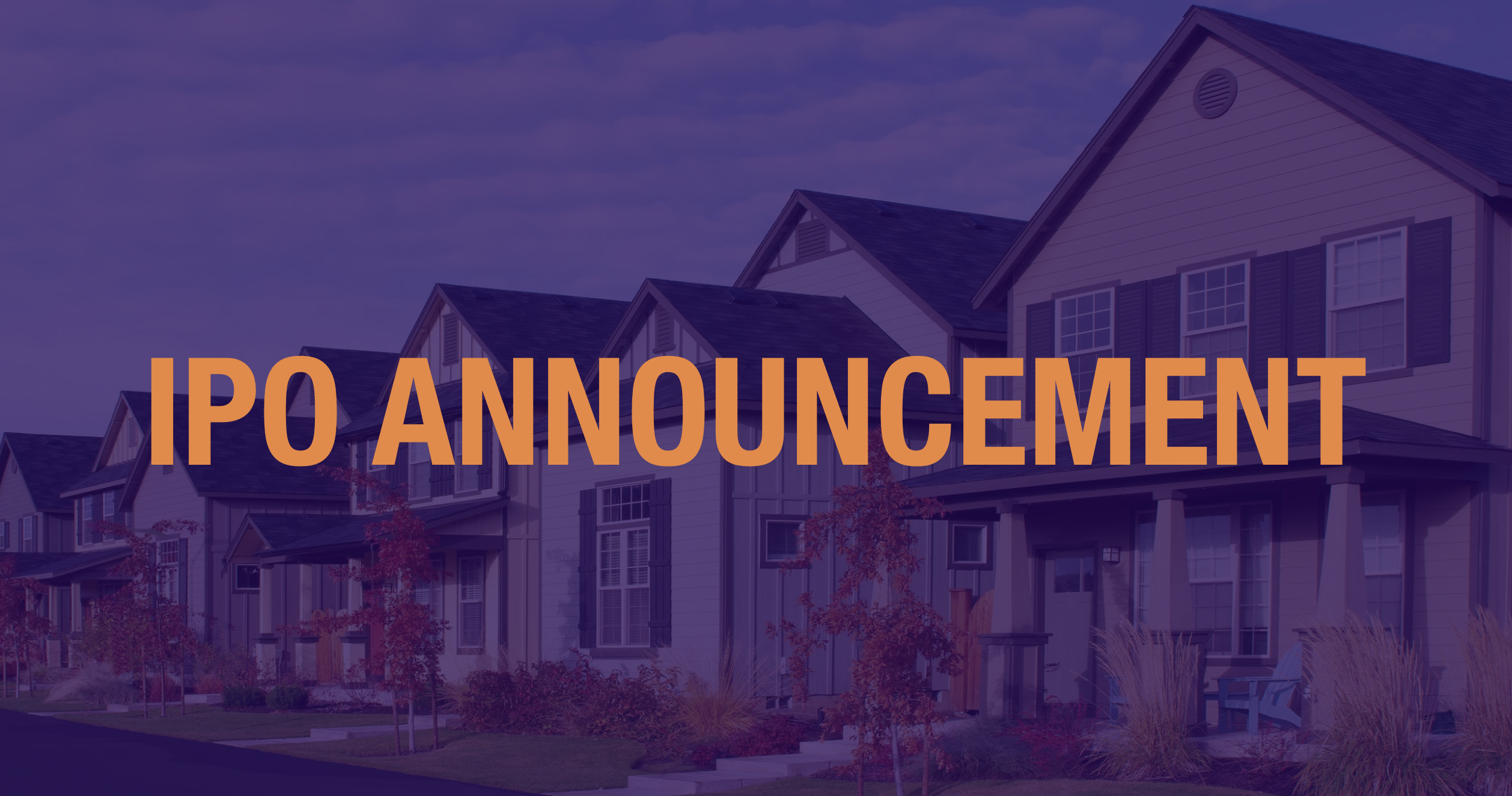 IPO Announcement - Compass Priced a $450 Million Initial Public Offering